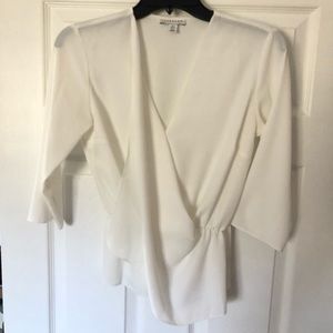 Top shop white blouse